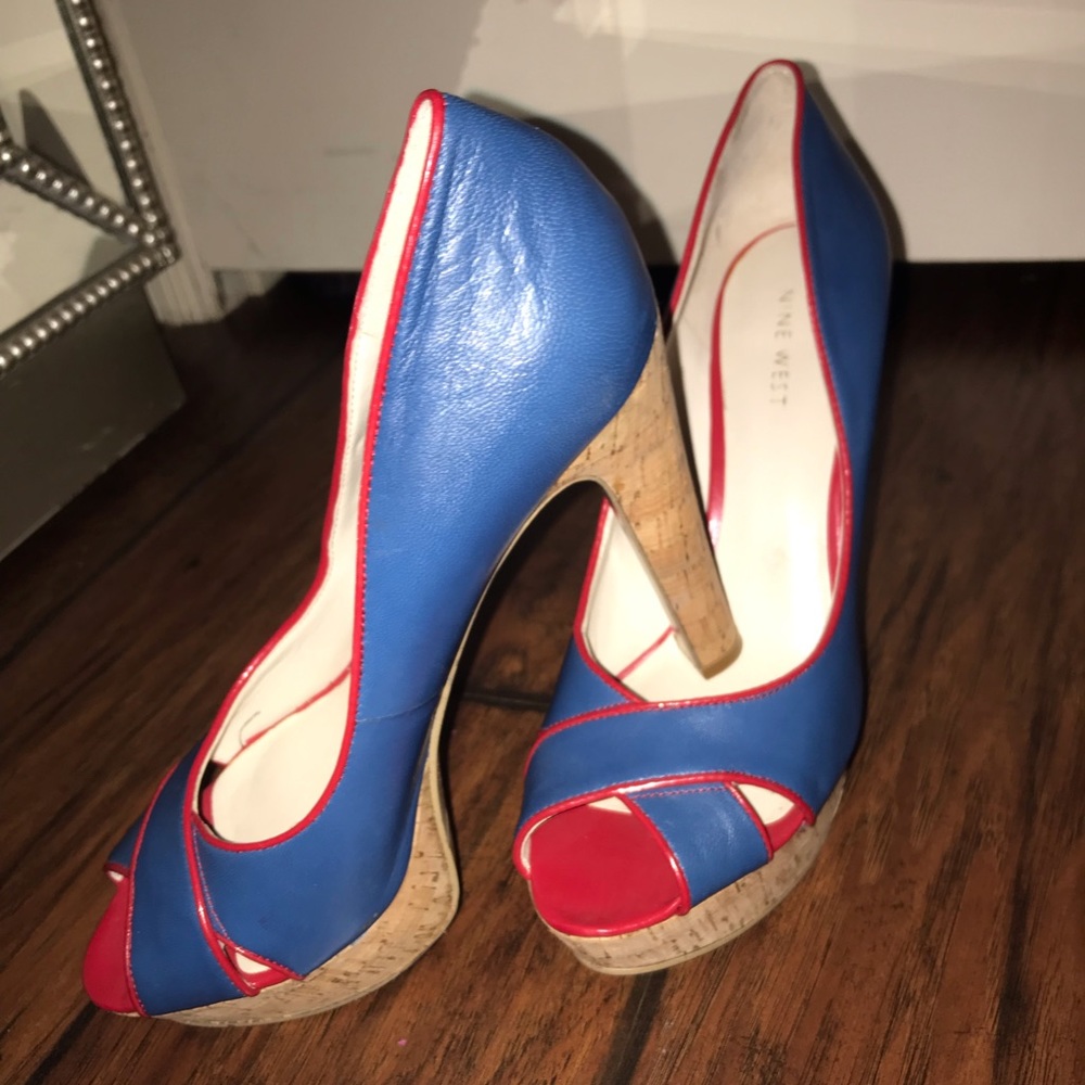 Leather Colorblock Pumps - Picture 3 of 3